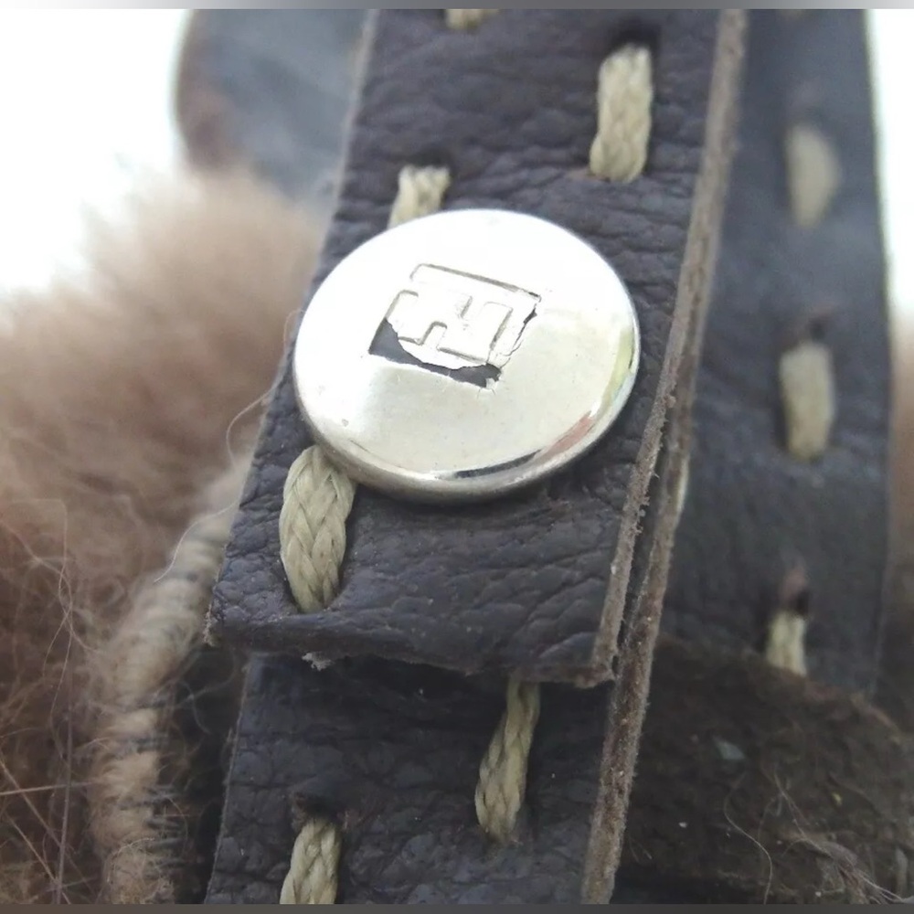 FENDI Selleria Mink Fur/Leather Bracelet 😍🔥❤️ - Picture 6 of 8